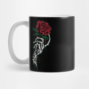 Horror Hand with Rose Mug